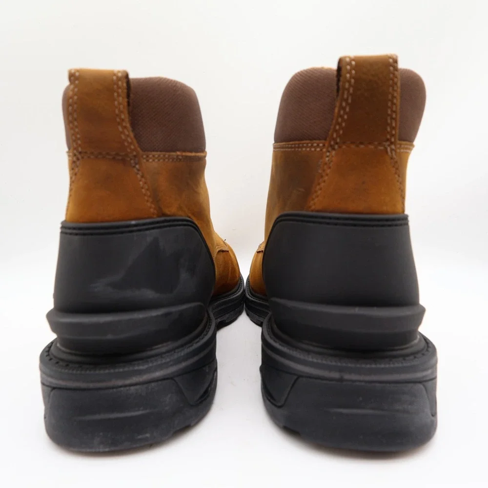 Carhartt Ironwood Work Boots Mens 9.5 M Brown Leather Alloy Toe Waterproof NWT